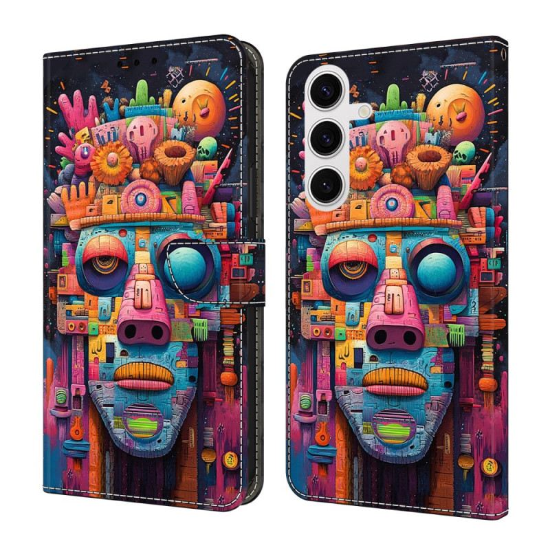 Kinyitható Tokok Samsung Galaxy S26 Plus Graffiti Portré