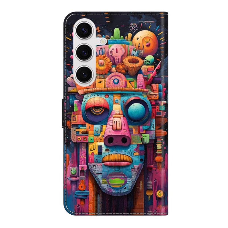 Kinyitható Tokok Samsung Galaxy S26 Plus Graffiti Portré