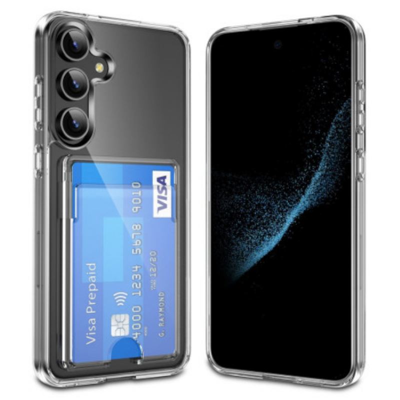 Mobiltelefon Tokok Samsung Galaxy S26 Plus Átlátszó Kártyatartóval