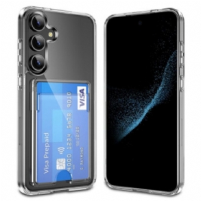 Mobiltelefon Tokok Samsung Galaxy S26 Plus Átlátszó Kártyatartóval