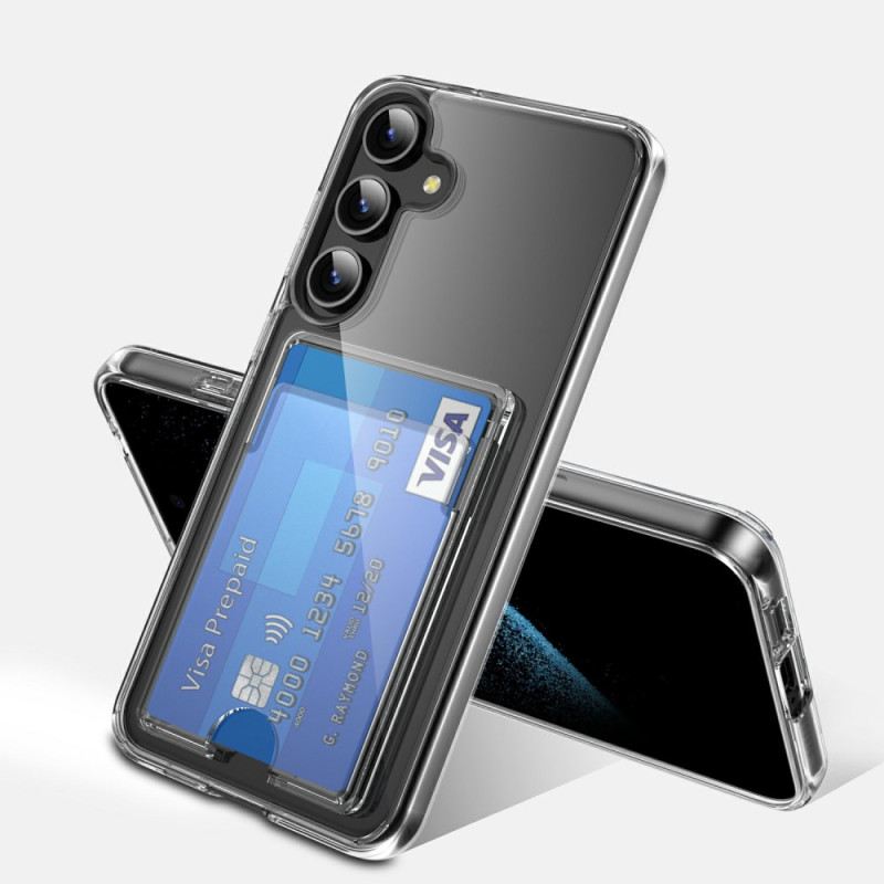 Mobiltelefon Tokok Samsung Galaxy S26 Plus Átlátszó Kártyatartóval