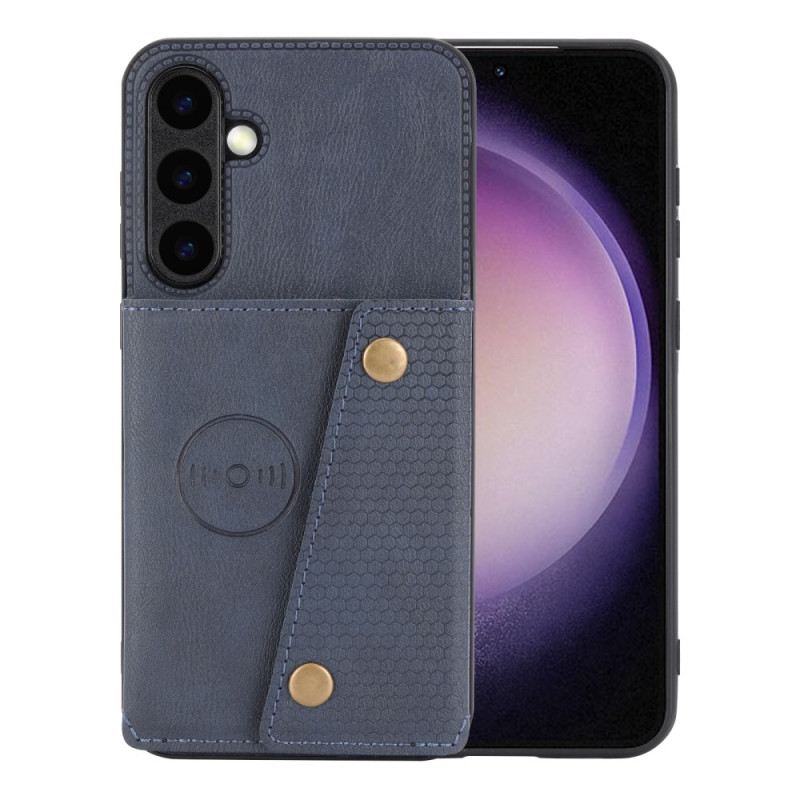 Tok Samsung Galaxy S26 Plus Bőrhatású Kártyatartó