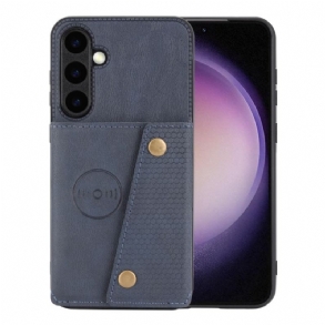 Tok Samsung Galaxy S26 Plus Bőrhatású Kártyatartó