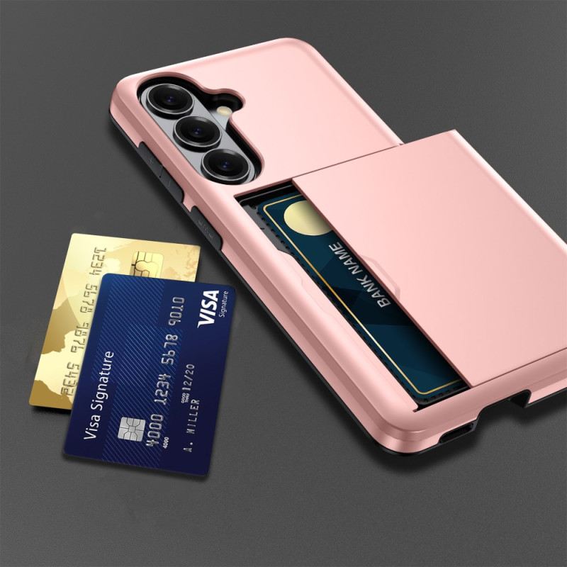 Tok Samsung Galaxy S26 Plus Fémhatású Kártyatartó