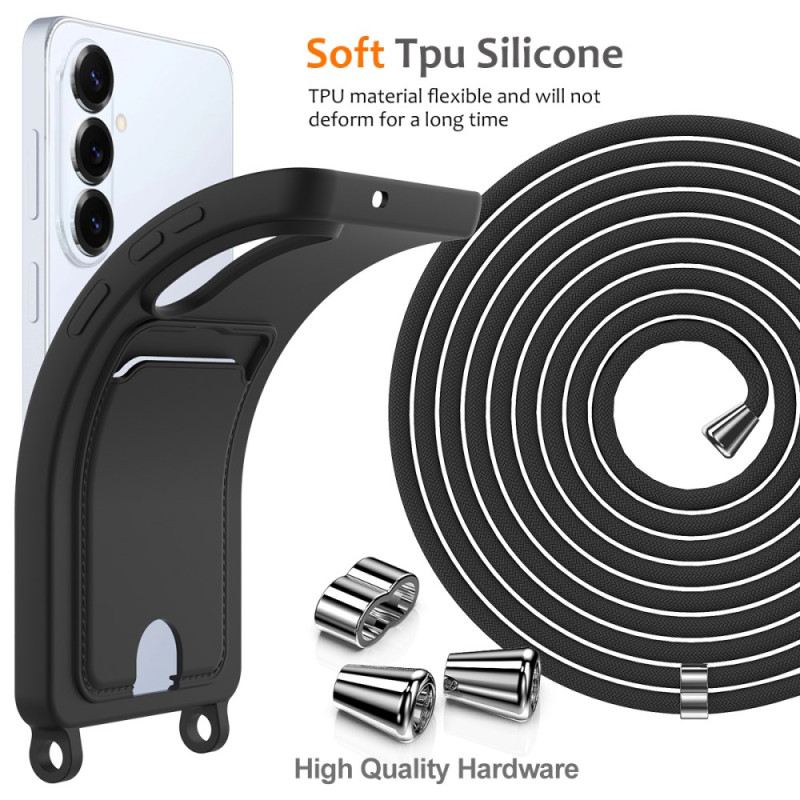 Tok Samsung Galaxy S26 Plus Kártyatartó És Nyakpánt