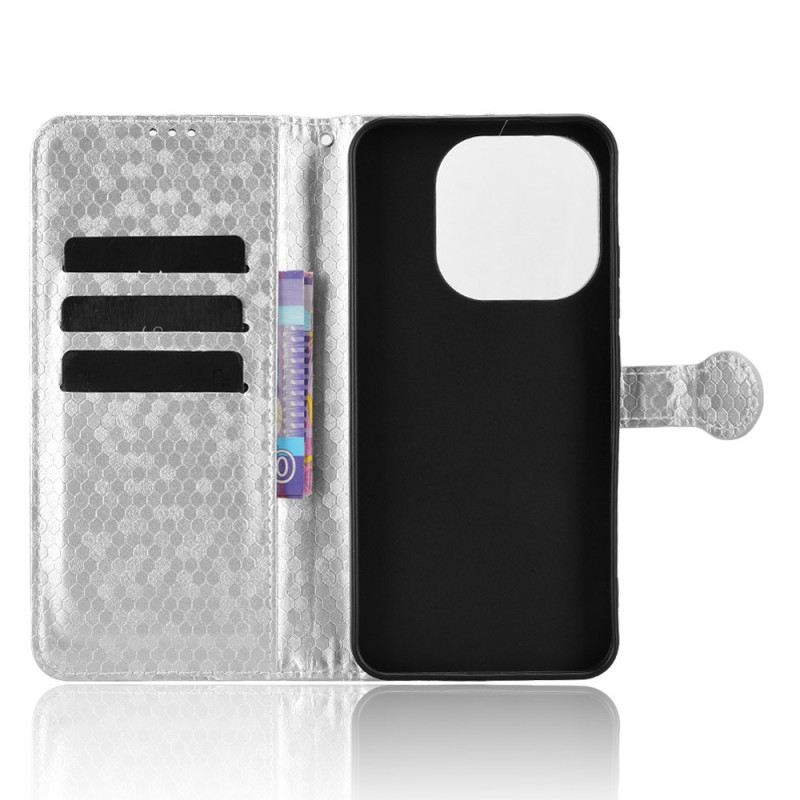 Bőrtok Xiaomi 15t Csillámos Pöttyös