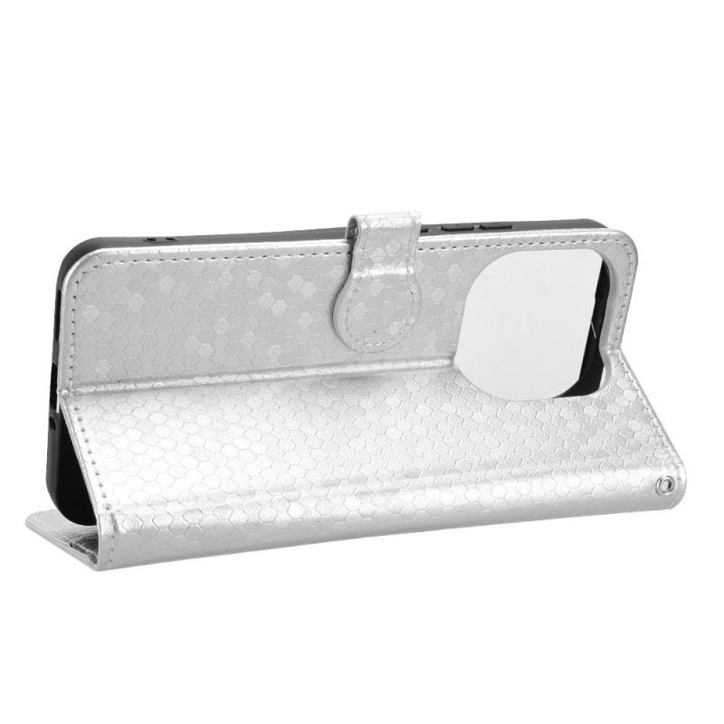 Bőrtok Xiaomi 15t Csillámos Pöttyös