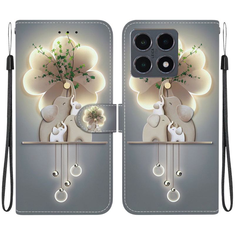 Bőrtok Xiaomi 15t Három Elefánt