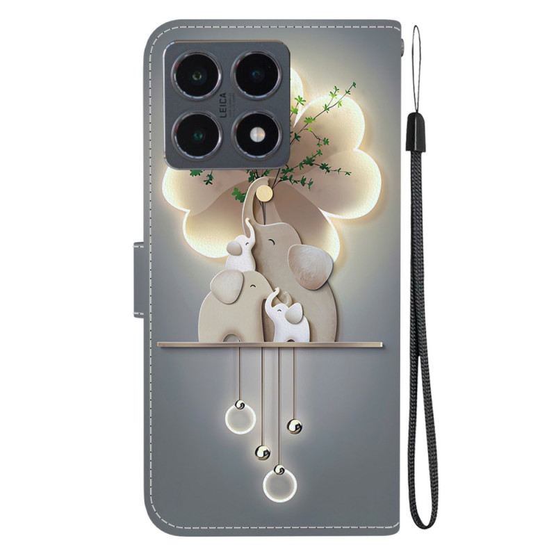 Bőrtok Xiaomi 15t Három Elefánt