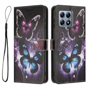 Bőrtok Xiaomi 15t Két Pillangó