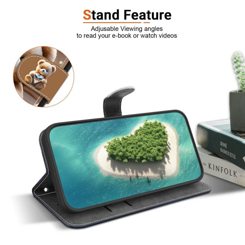 Bőrtok Xiaomi 15t Lámpáspillangók