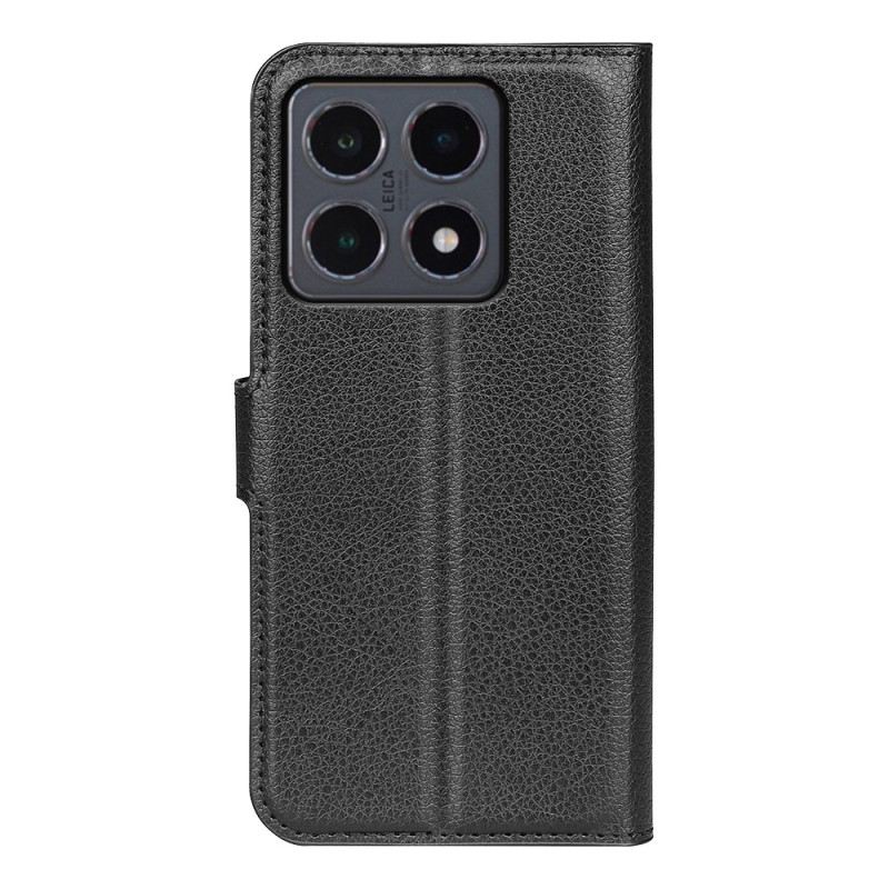 Bőrtok Xiaomi 15t Licsi Műbőr