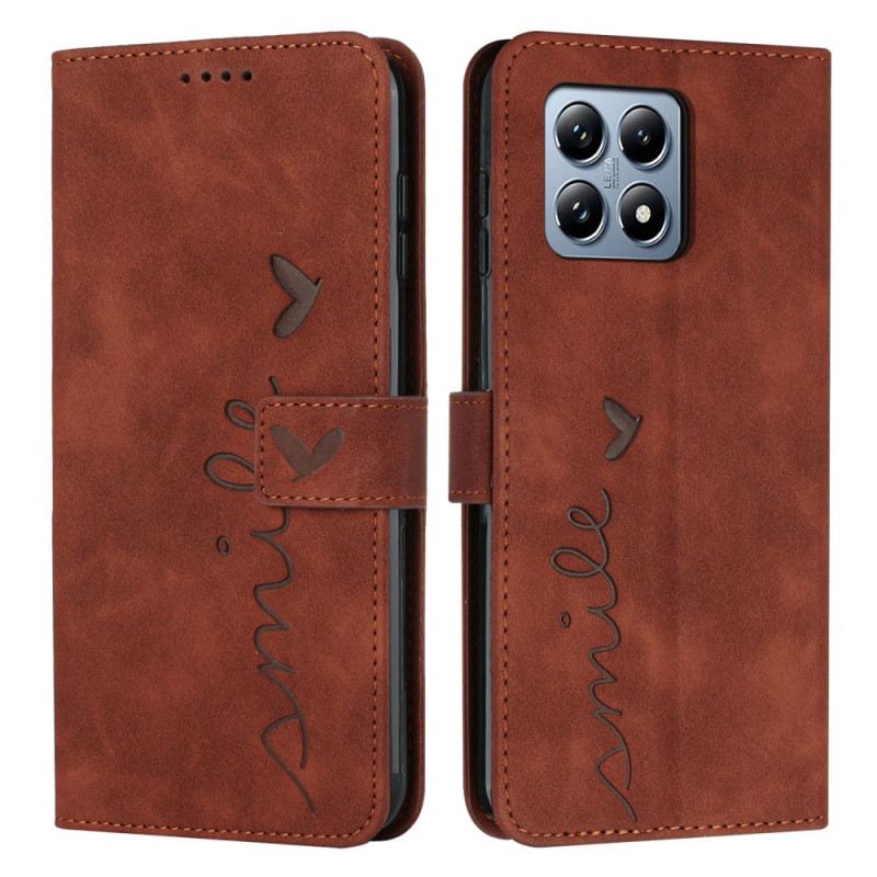 Bőrtok Xiaomi 15t Mosoly