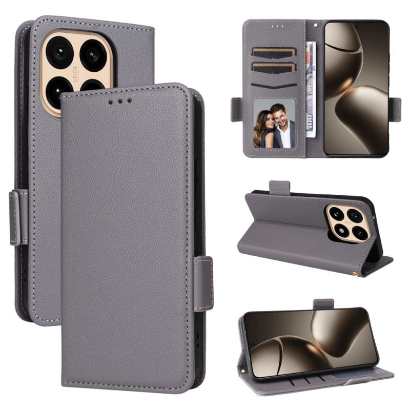 Bőrtok Xiaomi 15t Műbőr Pánttal