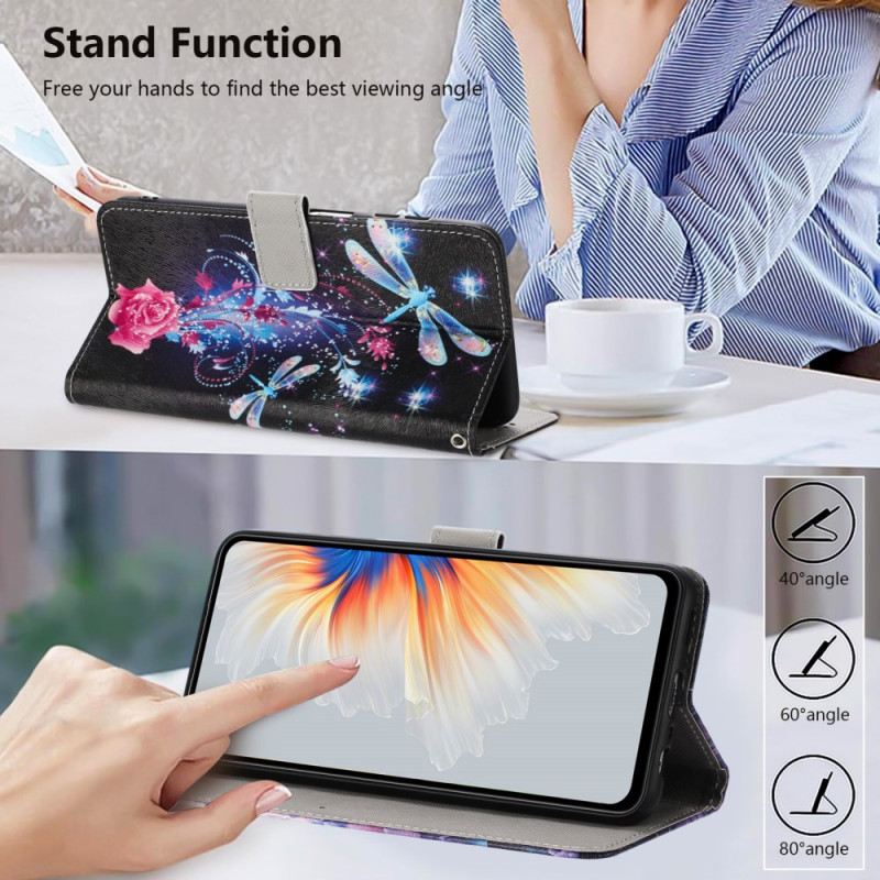 Bőrtok Xiaomi 15t Szitakötők