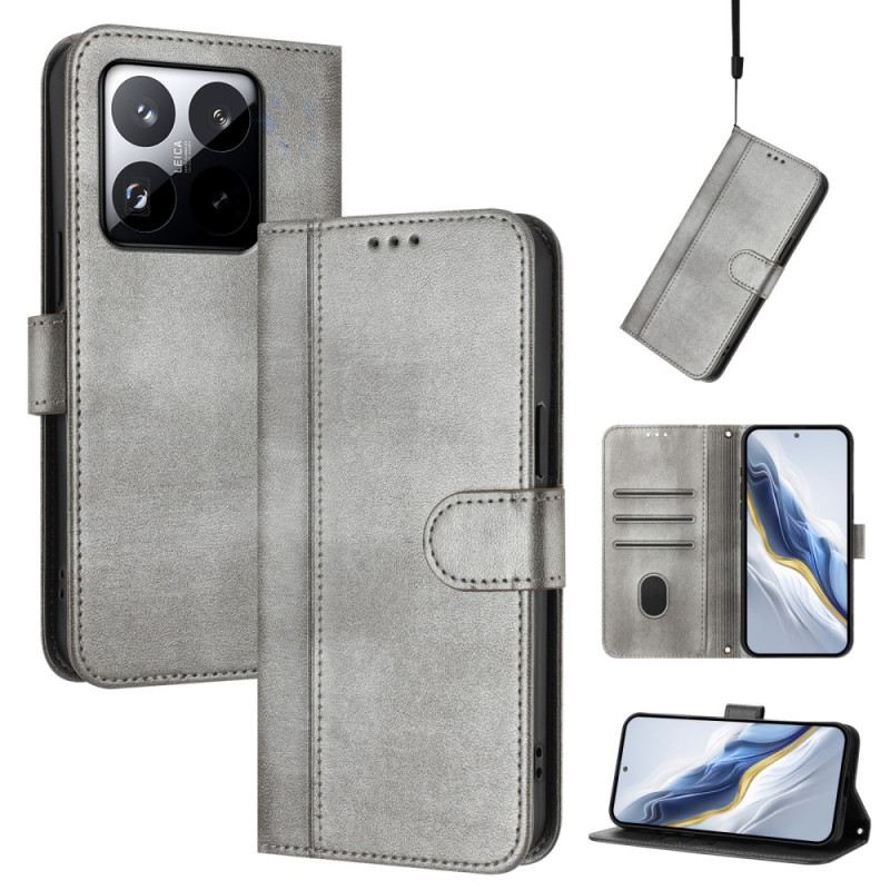 Bőrtok Xiaomi 15t Vintage Pénztárca