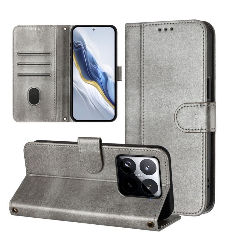 Bőrtok Xiaomi 15t Vintage Pénztárca