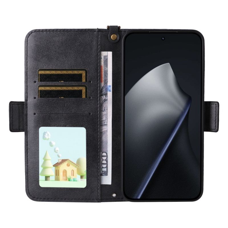 Bőrtok Xiaomi 15t Vintage Vállpánttal