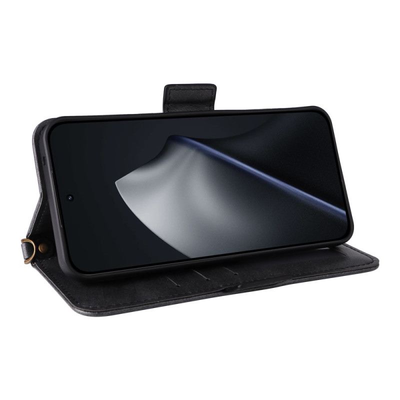 Bőrtok Xiaomi 15t Vintage Vállpánttal