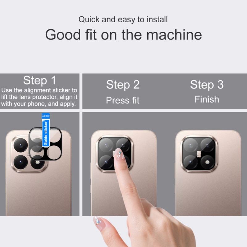 Edzett Üveg Lencsevédő Xiaomi 15t Készülékhez (fekete Változat)