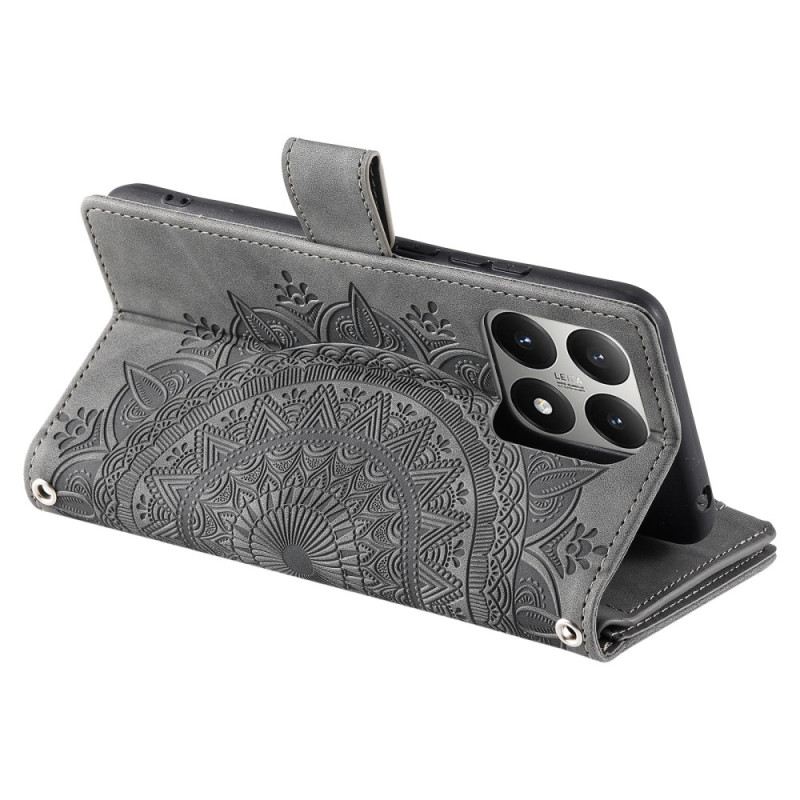 Fliptok Xiaomi 15t Mandala Velúr Hatású Pénztárca