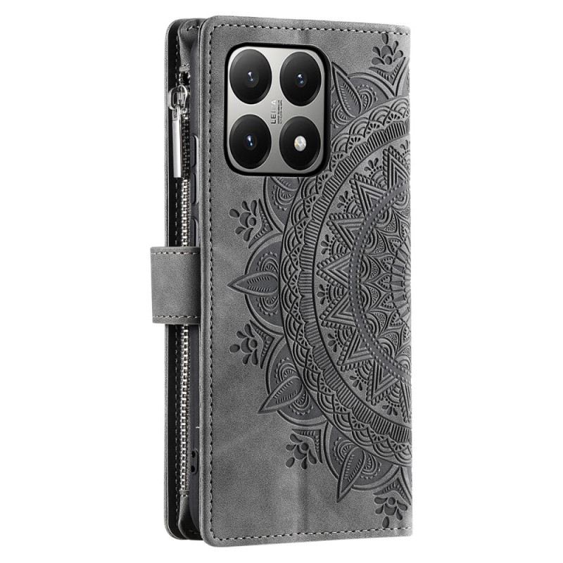 Fliptok Xiaomi 15t Mandala Velúr Hatású Pénztárca