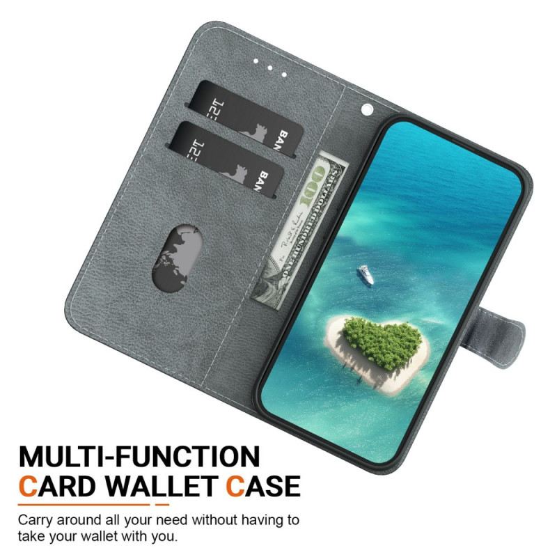 Fliptok Xiaomi 15t Tintakék Virágok