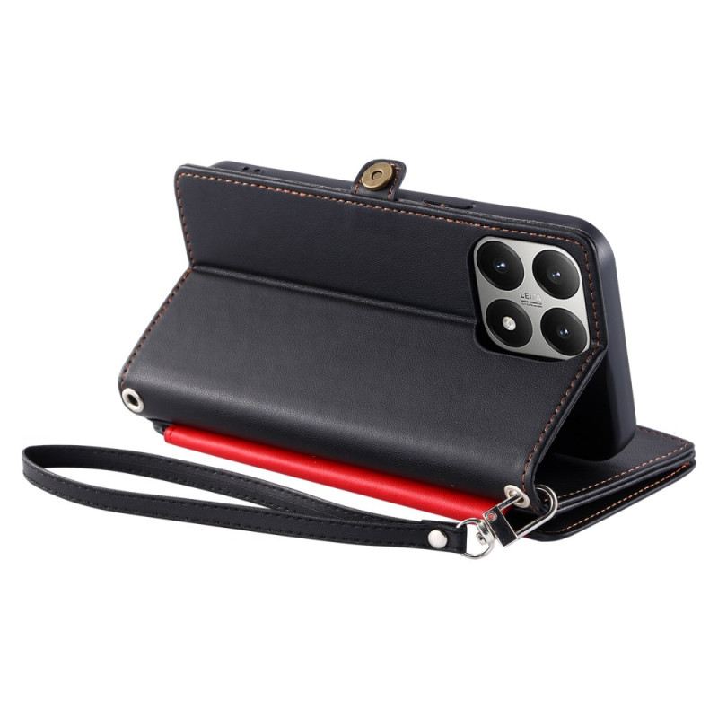 Kinyitható Bőrtok Xiaomi 15t 8 Kártyatartó Rekesszel