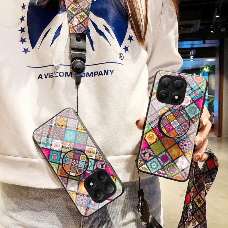 Telefontok Xiaomi 15t Foltvarrott Mintás Tartó És Pánt