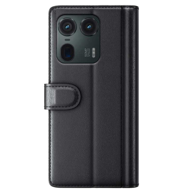 Bőrtok Motorola Edge 50 Ultra Bőr