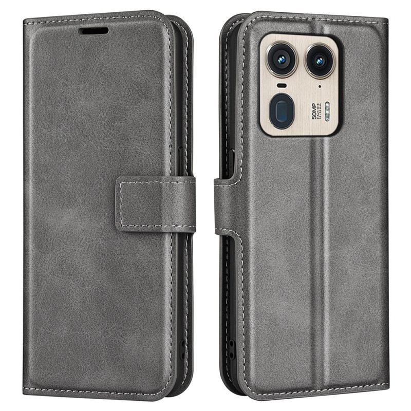 Bőrtok Motorola Edge 50 Ultra Bőr Stílus