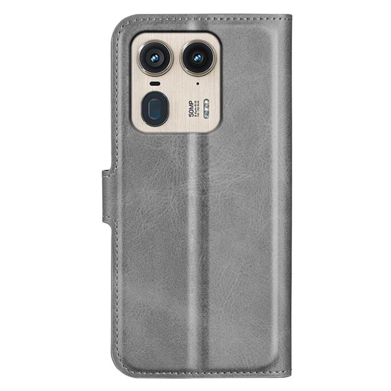 Bőrtok Motorola Edge 50 Ultra Bőr Stílus