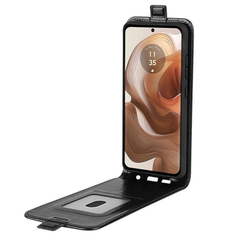 Bőrtok Motorola Edge 50 Ultra Függőleges Szárny