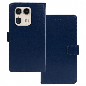 Bőrtok Motorola Edge 50 Ultra Idewei