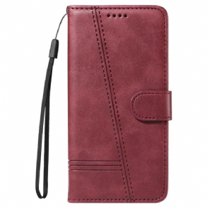 Bőrtok Motorola Edge 50 Ultra Sorok