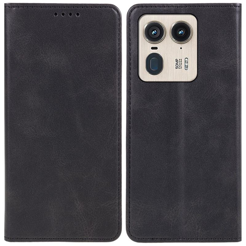 Fliptok Motorola Edge 50 Ultra Bőr Stílus