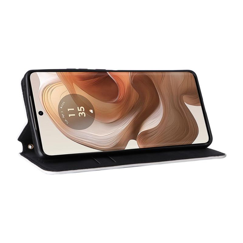 Fliptok Motorola Edge 50 Ultra Gyémántnyomat