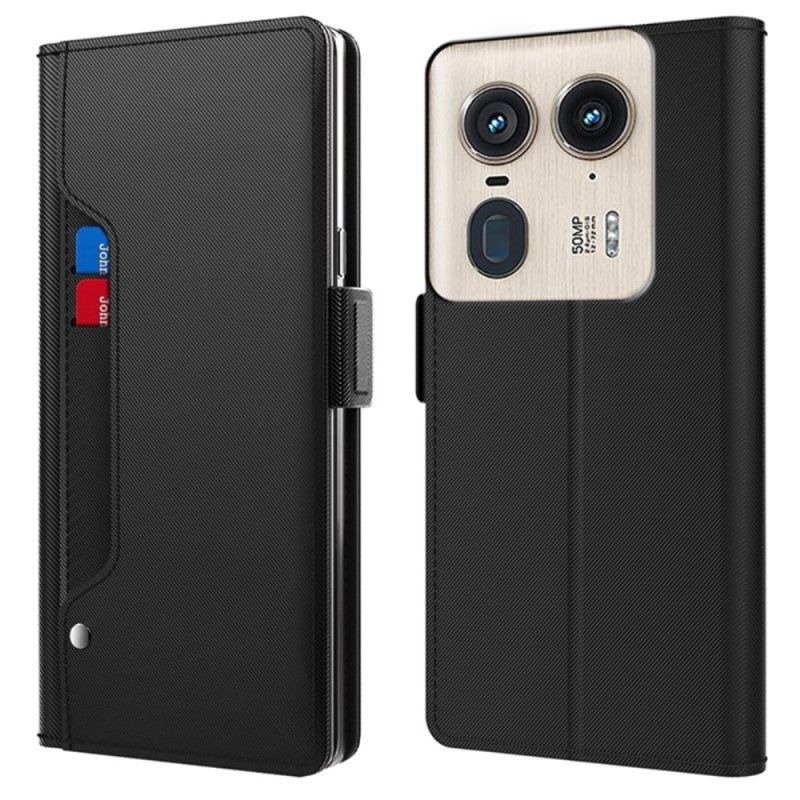 Fliptok Motorola Edge 50 Ultra Kártyatartó És Tükör