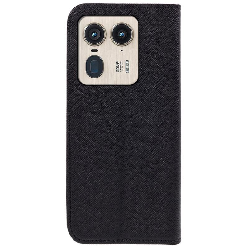 Fliptok Motorola Edge 50 Ultra Kereszt Textúra