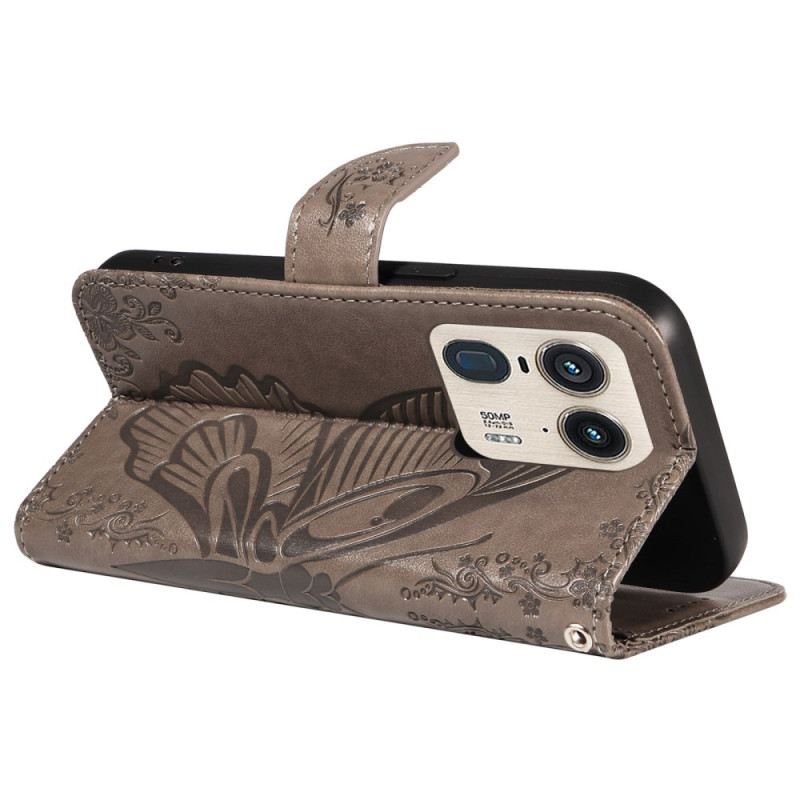 Fliptok Motorola Edge 50 Ultra Pillangónyomat