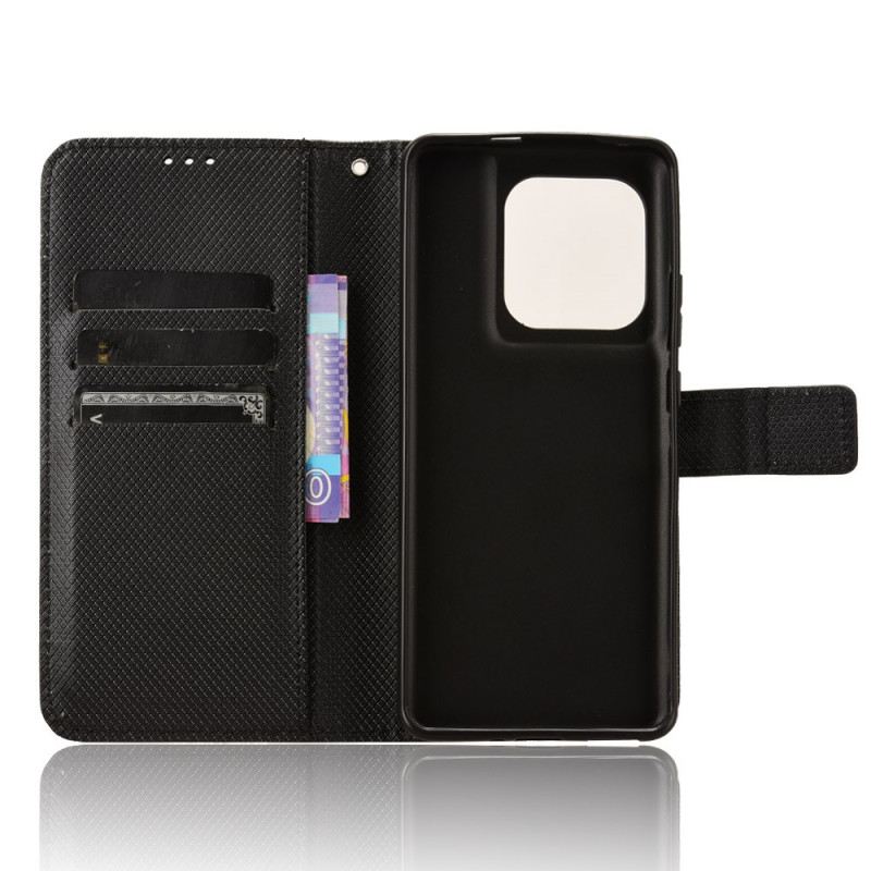 Kinyitható Bőrtok Motorola Edge 50 Ultra Szíjöltések