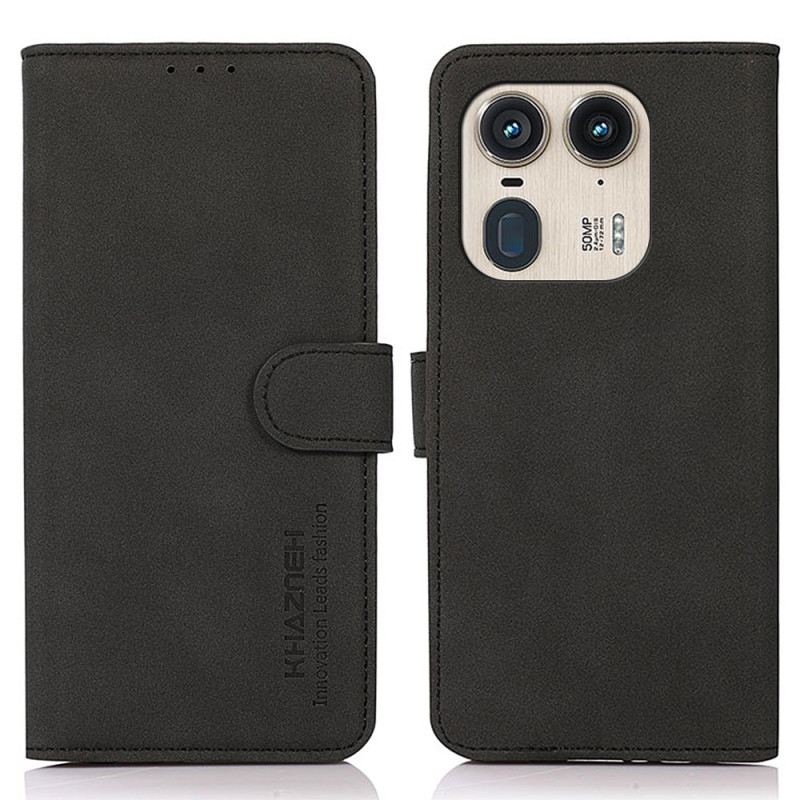 Kinyitható Tokok Motorola Edge 50 Ultra Khazneh Velúr Hatás