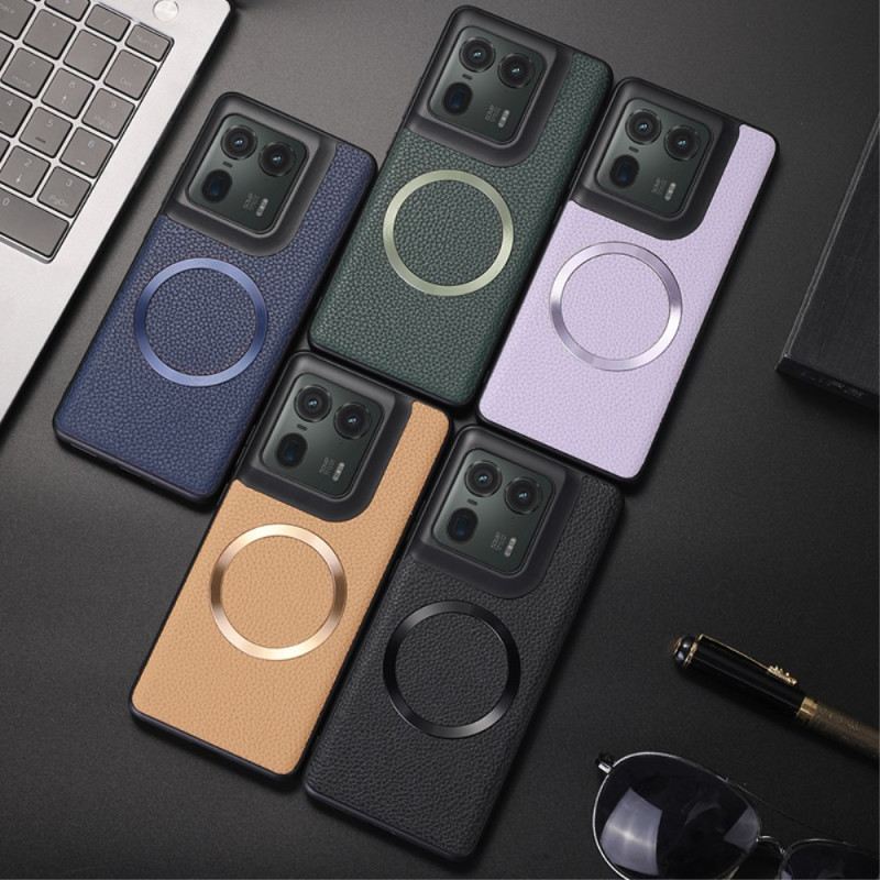 Telefontok Motorola Edge 50 Ultra Bőrhatású Magsafe Kompatibilis