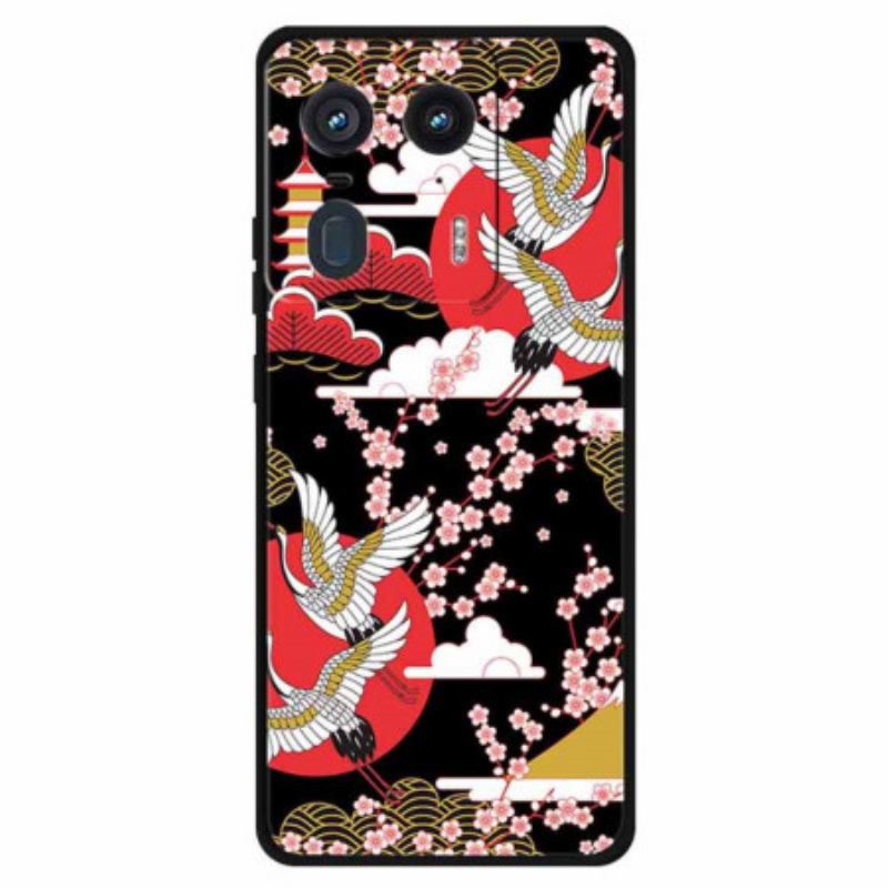 Tok Motorola Edge 50 Ultra Négy Daru Repülés Közben