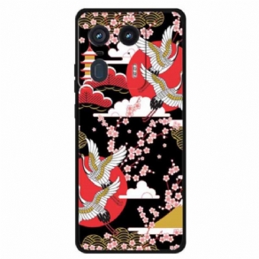 Tok Motorola Edge 50 Ultra Négy Daru Repülés Közben