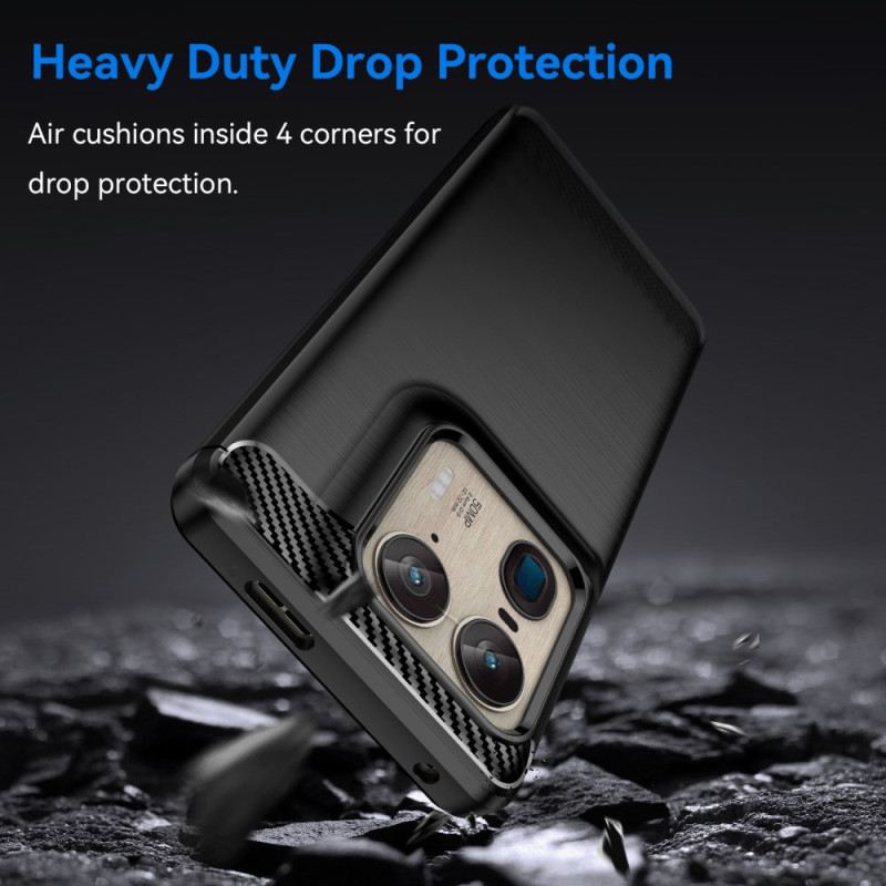 Tok Motorola Edge 50 Ultra Szálcsiszolt Szénszál