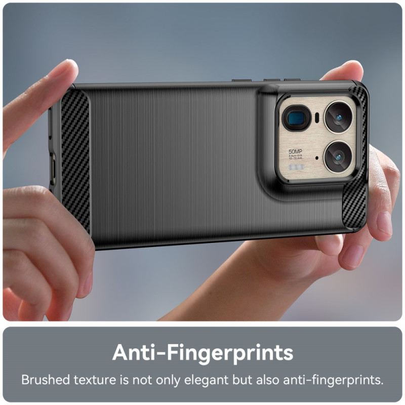Tok Motorola Edge 50 Ultra Szálcsiszolt Szénszál