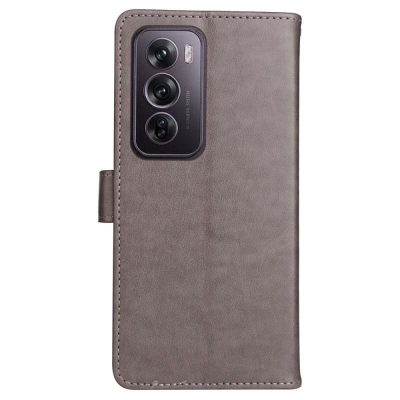 Kinyitható Tokok Oppo Reno 12 Pro 5g Macska És Méhecske