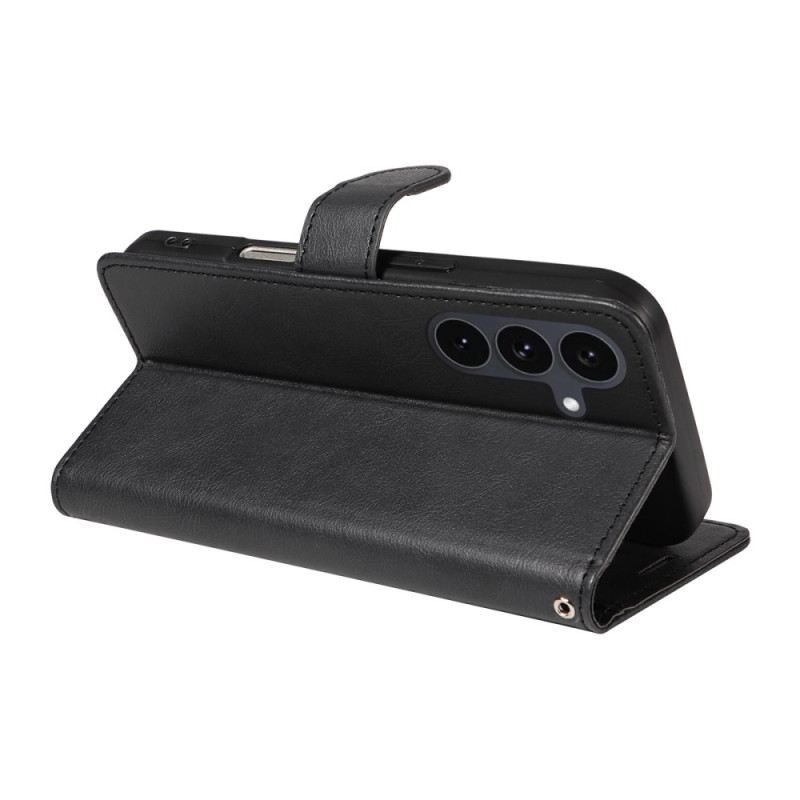 Bőrtok Samsung Galaxy S25 Fe Egyszínű