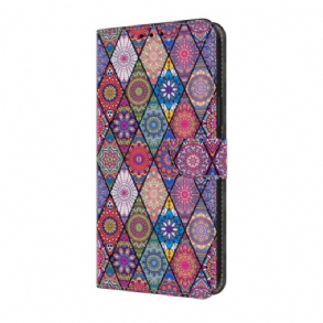 Bőrtok Samsung Galaxy S25 Fe Foltvarrás